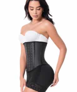 Alternative view of Corset latex court 3 crans
