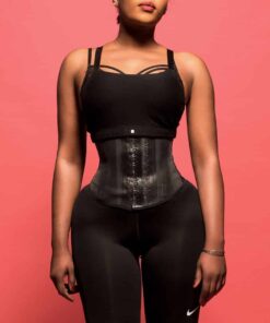 Short latex corset