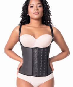 Alternative view of Latex vest with 8 bones