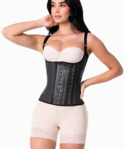 Latex vest with 8 bones