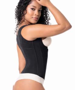 Alternative view of Zip corset with straps